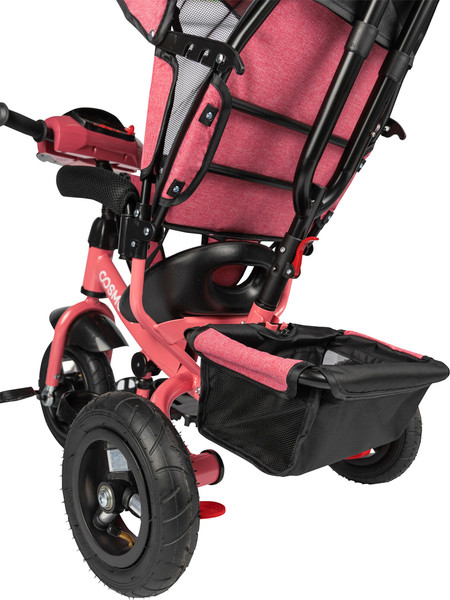 Изображение товара Трехколесный велосипед с ручкой CosmoRide MX-02PK (розовый, с фарой)