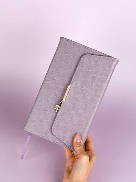 Изображение товара Ежедневник Escalada Страус / 70670 (160л, фиолетовый)