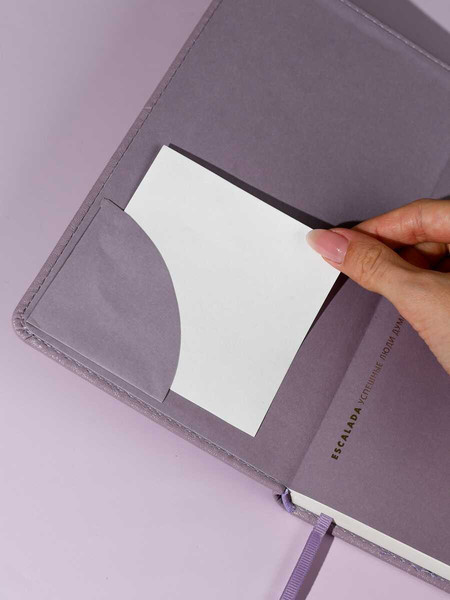 Изображение товара Ежедневник Escalada Страус / 70670 (160л, фиолетовый)