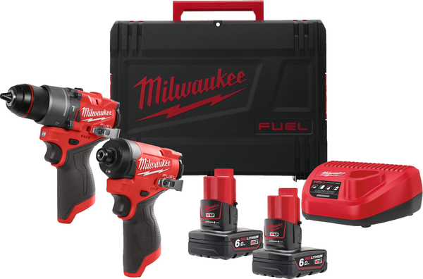 Изображение товара Набор электроинструмента Milwaukee M12 FPP2A2-602X + Перчатки 1 / 4933480588P17