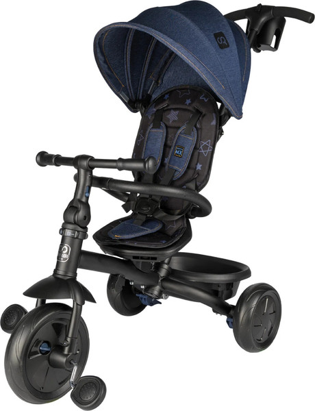 Изображение товара Трехколесный велосипед с ручкой CosmoRide Shuttle MX-04JS (джинс синий)