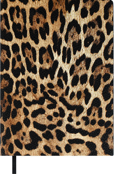Изображение товара Ежедневник Escalada Леопард / 70688 (160л, светло-коричневый)
