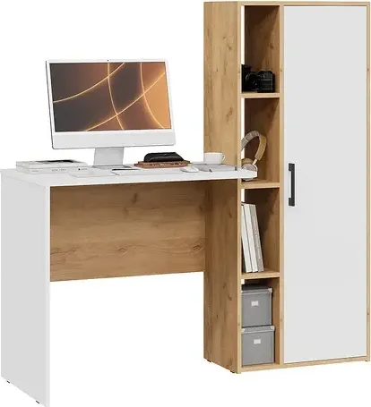 Изображение товара Письменный стол ТриЯ Бейли (дуб крафт золотой/белый ясень)