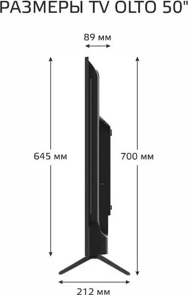 Изображение товара Телевизор Olto 50'' 50ST30U