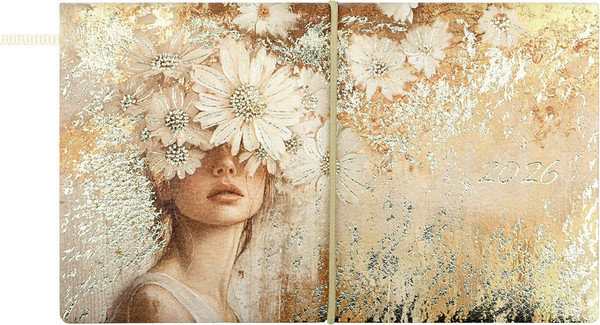 Изображение товара Еженедельник Escalada Золотая эстетика 2026 / 70390 (64л)