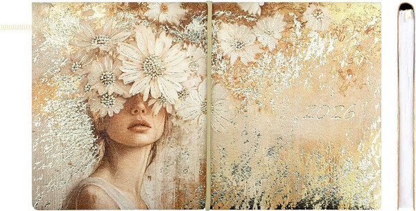 Изображение товара Еженедельник Escalada Золотая эстетика 2026 / 70390 (64л)