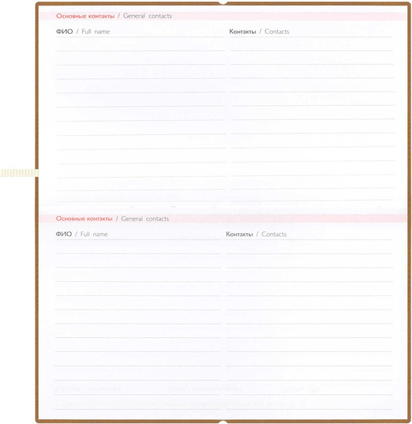 Изображение товара Еженедельник Escalada Золотая эстетика 2026 / 70390 (64л)