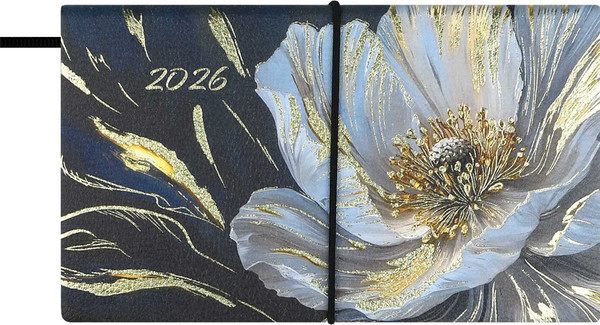 Изображение товара Еженедельник Escalada Белый мак 2026 / 70391 (64л)