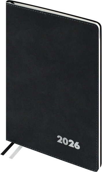 Изображение товара Еженедельник Escalada Нубук 2026 / 70330 (80л, черный)