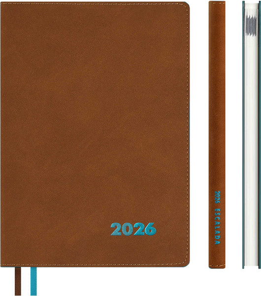 Изображение товара Еженедельник Escalada Нубук 2026 / 70331 (80л, коричневый)