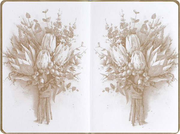 Изображение товара Записная книжка Escalada Букет с розами / 70743 (96л)