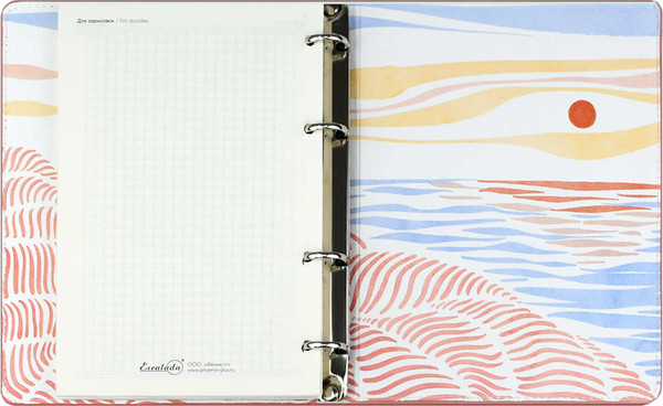 Изображение товара Записная книжка Escalada Бакскин / 70711 (120л, розовый)