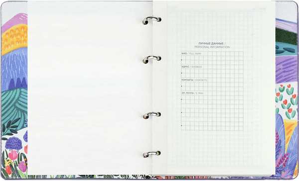 Изображение товара Записная книжка Escalada Бакскин / 70712 (120л, сиреневый)