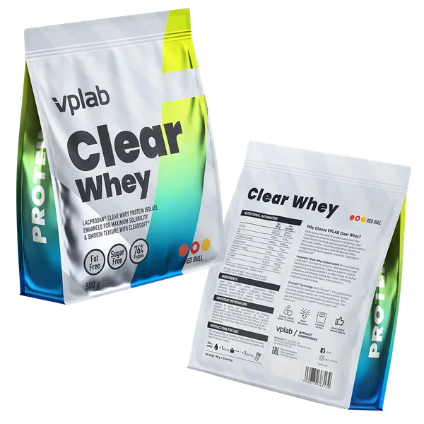 Изображение товара Протеин Vplab Clear Whey (500г, ред бул)