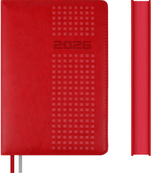 Изображение товара Ежедневник Escalada Шевро 2026 / 70217 (176л, красный)