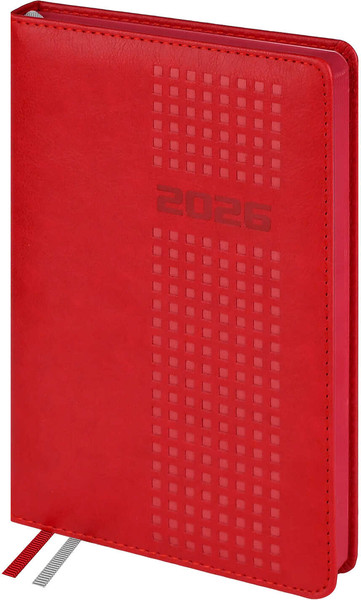 Изображение товара Ежедневник Escalada Шевро 2026 / 70217 (176л, красный)