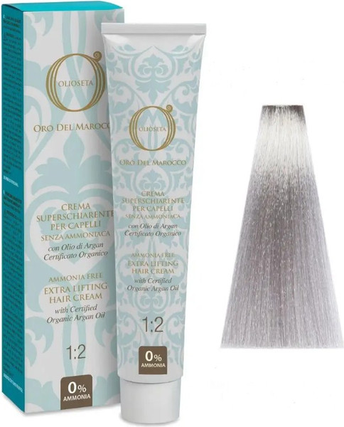 Изображение товара Крем-краска для волос Barex Olioseta Oro del Marocco Корректор Argento Shine (100мл)