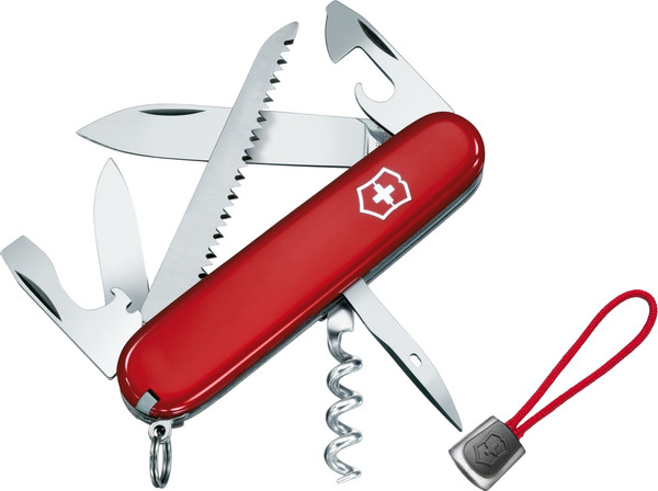 Изображение товара Нож швейцарский Victorinox Camper 1.3613 с темляком 4.1824.1 (красный)
