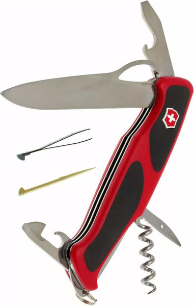 Изображение товара Нож швейцарский Victorinox Ranger Grip 61 0.9553.MC с темляком 4.1824.1 (красный)