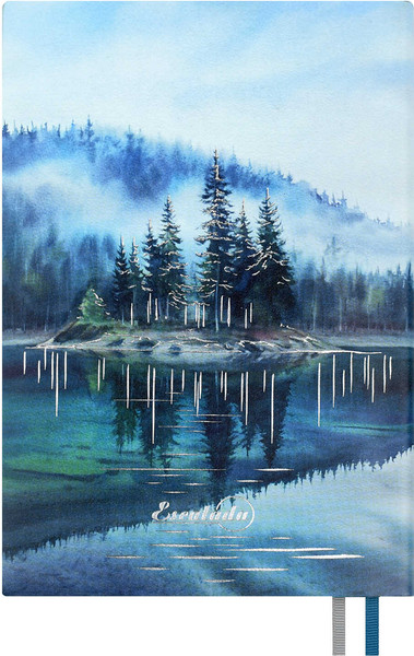 Изображение товара Ежедневник Escalada Туман над островом / 70660 (160л)