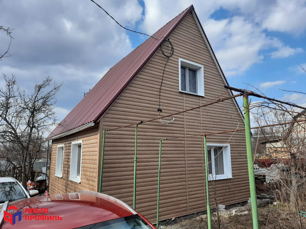 Изображение товара Сайдинг Альта-профиль Blockhouse Люкс BH-01 (3.1x0.2м, орех)