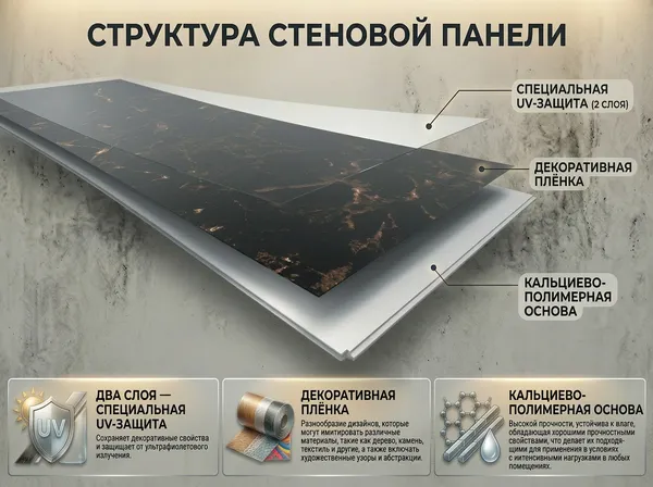 Изображение товара Панель из кварц-винила Альта-профиль Закат 600x300x2.4мм (4.32м2)