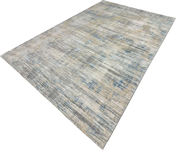Изображение товара Коврик Radjab Carpet Амальфи Прямоугольник A3580A / 13619 (0.8x1.5, Ivory/L.Bule)