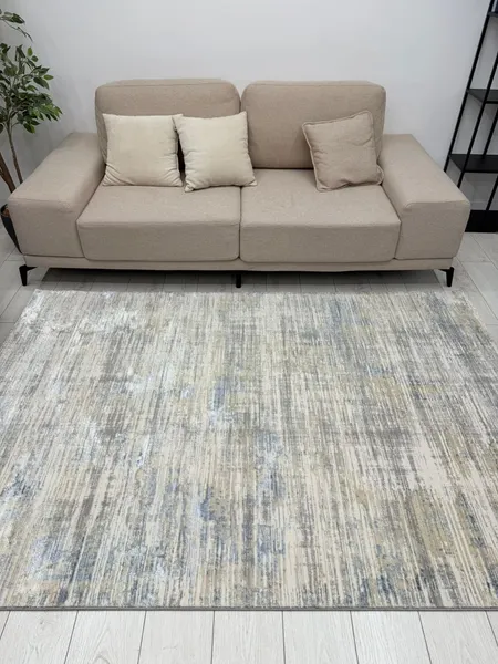 Изображение товара Ковер Radjab Carpet Амальфи Прямоугольник A3580A / 13625 (3x4, Ivory/L.Bule)