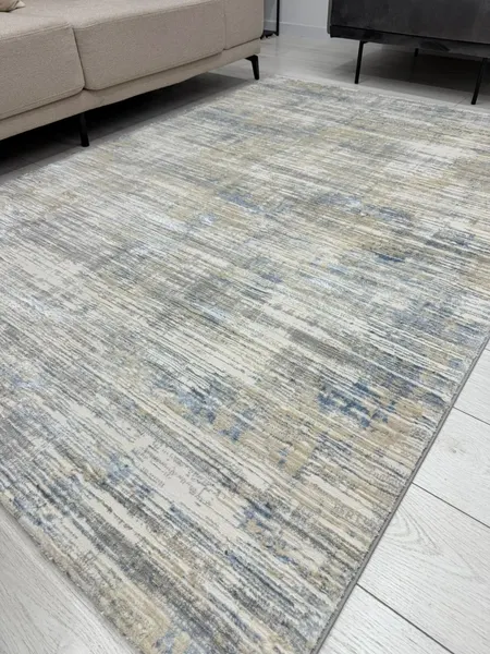 Изображение товара Ковер Radjab Carpet Амальфи Прямоугольник A3580A / 13625 (3x4, Ivory/L.Bule)