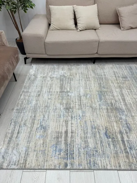 Изображение товара Ковер Radjab Carpet Амальфи Прямоугольник A3580A / 13625 (3x4, Ivory/L.Bule)
