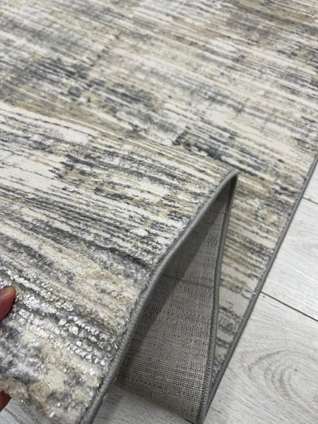 Изображение товара Коврик Radjab Carpet Амальфи Прямоугольник A3580A / 13626 (0.8x1.5, L.Grey/Antrasit)