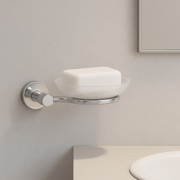 Изображение товара Набор аксессуаров для ванной и туалета Lauter 21TS20115 + 21TS20113 + 21TS2019 + 21TS20111 (Chrome, 4 предмета)