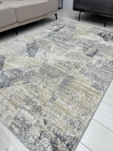 Изображение товара Коврик Radjab Carpet Амальфи Прямоугольник A3973A / 13634 (1.2x1.8, Ivory/Antrasit)