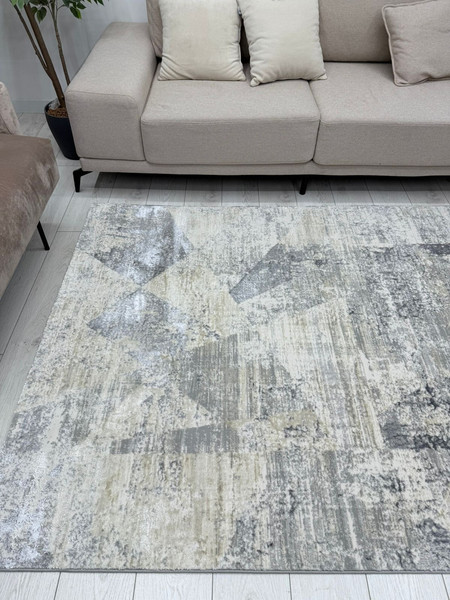 Изображение товара Ковер Radjab Carpet Амальфи Прямоугольник A3973A / 13637 (2x2.9, Ivory/Antrasit)