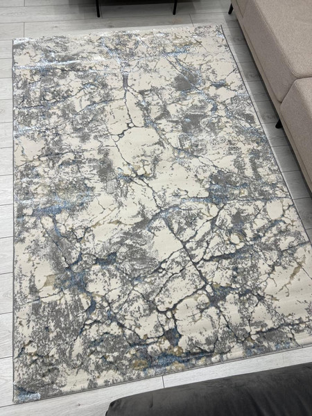 Изображение товара Коврик Radjab Carpet Амальфи Прямоугольник A5699A / 13662 (1.2x1.8, Cream/L.Bule)