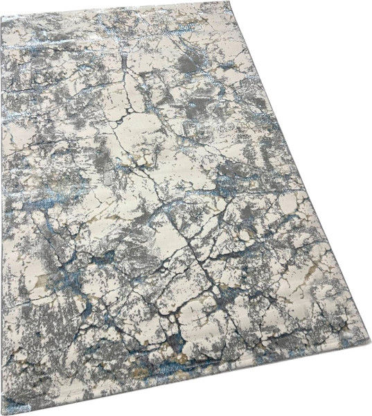Изображение товара Коврик Radjab Carpet Амальфи Прямоугольник A5699A / 13662 (1.2x1.8, Cream/L.Bule)
