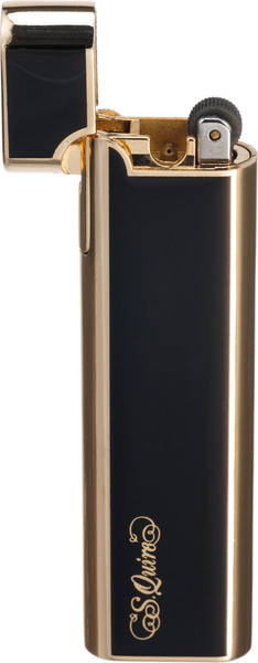 Изображение товара Зажигалка S.Quire FL086-Black с топливом для зажигалки Runis Premium 1-006 (270мл)