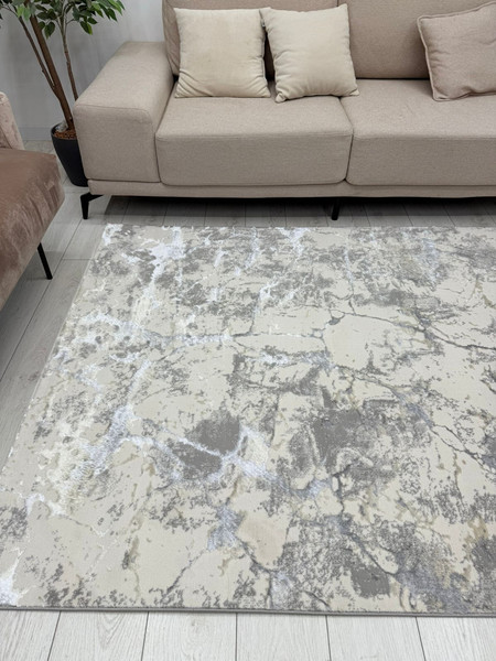 Изображение товара Ковер Radjab Carpet Амальфи Прямоугольник A5699A / 13674 (3x4, Cream/L.Grey)