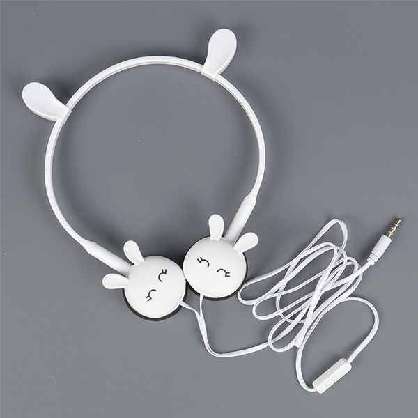 Изображение товара Наушники детские Darvish Зайчики / DV-H-1411-3 (белый)