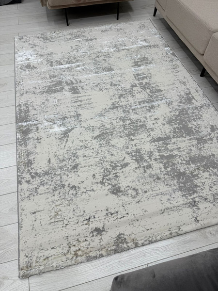 Изображение товара Ковер Radjab Carpet Амальфи Прямоугольник A5712A / 13678 (1.6x3, Cream/L.Grey)