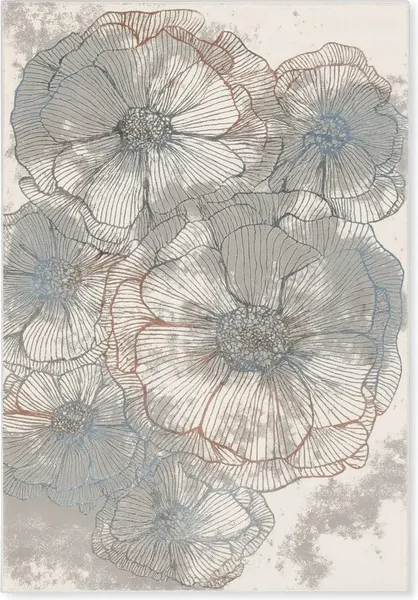 Изображение товара Ковер Radjab Carpet Амальфи Прямоугольник A5777A / 13688 (3x4, Cream/L.Grey)