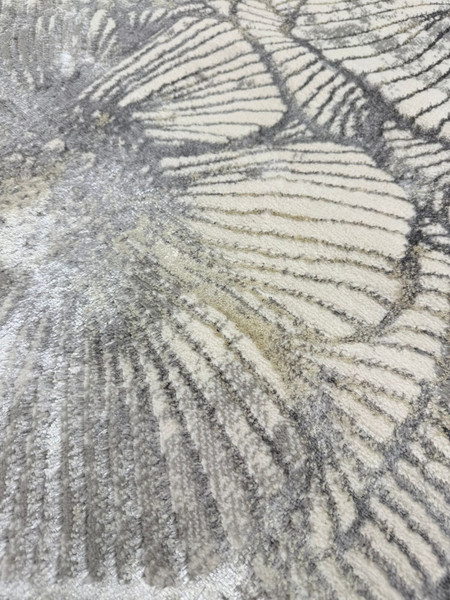 Изображение товара Коврик Radjab Carpet Амальфи Прямоугольник A5777A / 13689 (0.8x1.5, L.Grey/Cream)