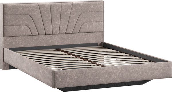 Изображение товара Двуспальная кровать ТриЯ Пандора 160x200 Тип 1 (велюр Brut Mocco 06)