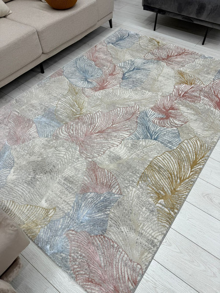 Изображение товара Ковер Radjab Carpet Амальфи Прямоугольник A4341A / 13643 (1.6x3, Pink/White)