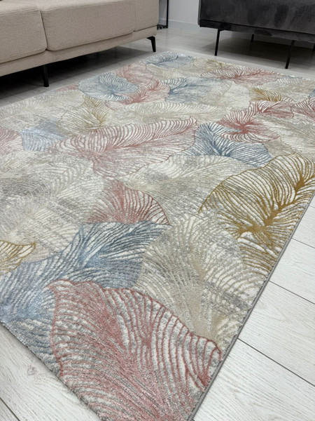 Изображение товара Ковер Radjab Carpet Амальфи Прямоугольник A4341A / 13643 (1.6x3, Pink/White)