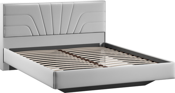 Изображение товара Двуспальная кровать ТриЯ Пандора 160x200 Тип 1 (велюр Confetti Silver)