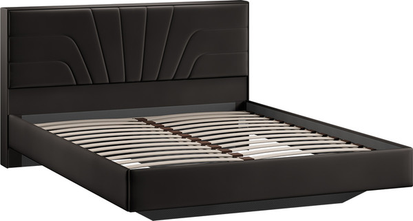 Изображение товара Двуспальная кровать ТриЯ Пандора 160x200 Тип 1  (велюр Confetti Stone)