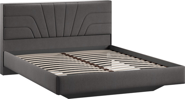 Изображение товара Двуспальная кровать ТриЯ Пандора 160x200 Тип 1  (велюр графит)