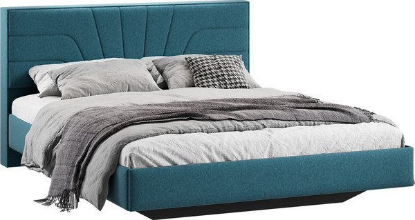 Изображение товара Двуспальная кровать ТриЯ Пандора 160x200 Тип 1  (микровелюр Jercy Izumrud)