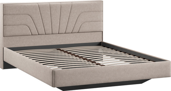 Изображение товара Двуспальная кровать ТриЯ Пандора 160x200 Тип 1 (микрошенилл Relax Latte)